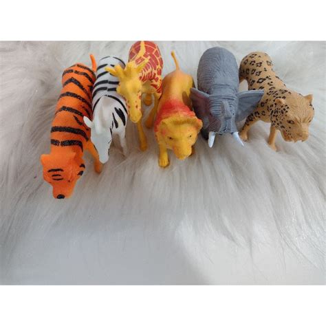 Mini Animais Selvagens De Plastico Infantil Shopee Brasil