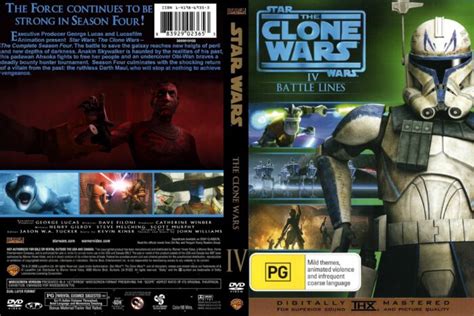 Star Wars The Clone Wars Season 4 DVD Cover 2011 R1