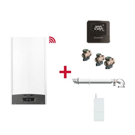 Clas One Wifi Con Termostato Cube Kit Salida De Humos Kit Grifos