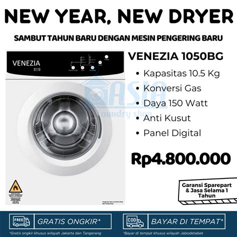 Jual Mesin Pengering Dryer Konversi Gas Venezia Garansi Tahun