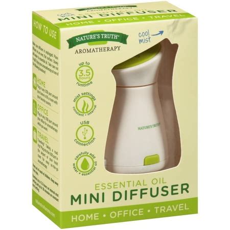 Nature's Truth Aromatherapy Essential Oil Mini Diffuser - Walmart.com