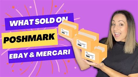 What Sold On Poshmark EBay And Mercari Most Sold Within Days Of