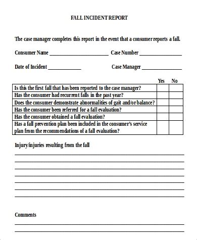 How To Write A Slip And Fall Incident Report