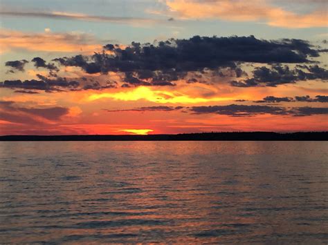 Sunset Waskesiu Lake Prince Albert National Park Flickr