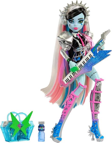 Buy Monster High Doll Amped Up Frankie Stein Rockstar With Instrument