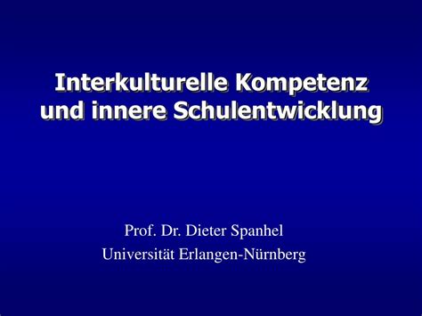 Ppt Interkulturelle Kompetenz Und Innere Schulentwicklung Powerpoint