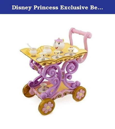 Disney Princess Exclusive Belle Magical Tea Cart Play Set Guests For