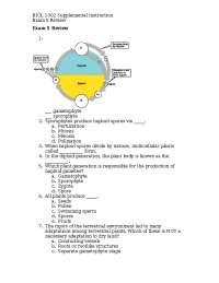 BIOL 1002 Supplemental Instruction Exam 5 Review Questions And Answers