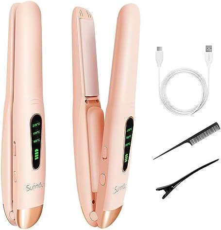 Amazon Sunmay Voga Cordless Hair Straightener And Curler In