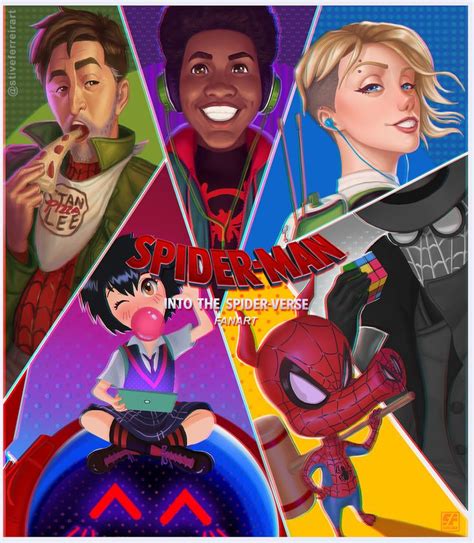 Spider Man Into The Spiderverse Fan Art 🕷️🙃 Spiderman Spiderverse