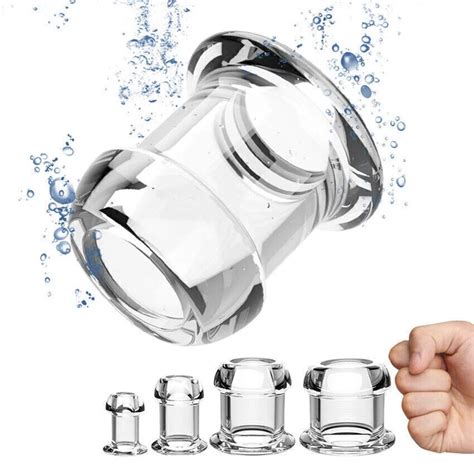 HUGE HOLLOW ANAL SEX BUTT PLUG DILDO GAY ENEMA SPECULUM ANUS VAGINAL TO DILATOR EUR 15 95