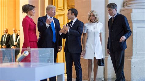 Trump In France Tells Brigitte Macron ‘youre In Such Good Shape