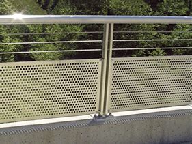 Round Hole Perforated Metal Products Fabrication Marco Specialty Steel