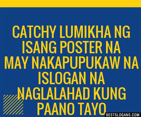 Catchy Lumikha Ng Isang Poster Na May Nakapupukaw Na I Na