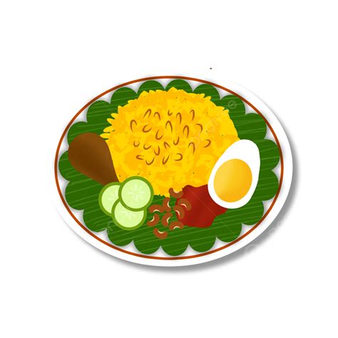 Nasi Kuning Png Picture Indonesia Traditional Food Nasi Kuning