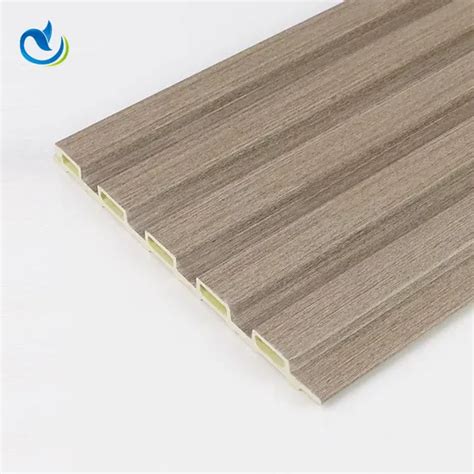 Arris Outdoor Backyard UV Resistance Fluted WPC Board Waterproof Wood