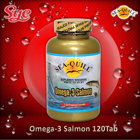 Jual Sea Quill Omega Salmon Sea Quill Seaquill Vitamin Kolesterol