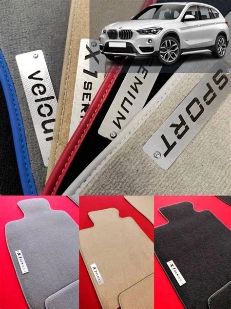 Bmw X F Velour Carpet Floor Mats With Logo