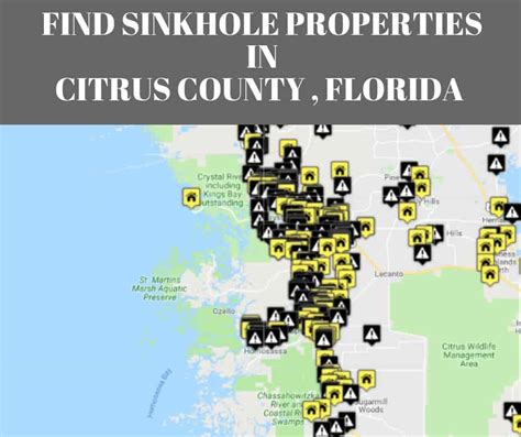 Citrus County Sinkhole Map