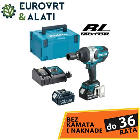 Makita Dtw Rtj Aku Udarni Zavrta V Kit X Ah Punja