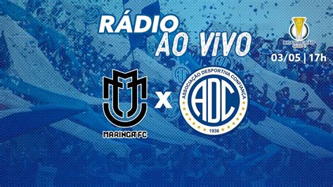 Maringá X Confiança - Maringá x Confiança | AO VIVO | Série C (03/05/2025) - YouTube