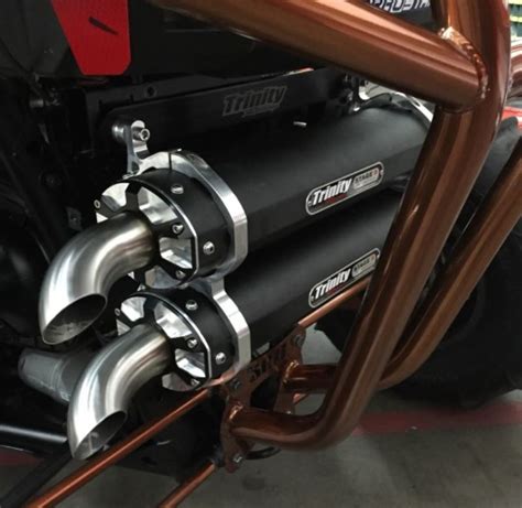 Trinity Dual Full Exhaust For Polaris Rzr Xp