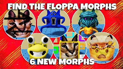 Roblox Find The Floppa Morphs 6 New Floppa Morphs Teamwork Map