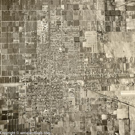 Historical Aerial Photograph Ontario San Bernadino County California