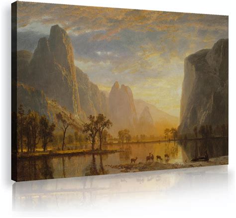 CHERHERART Extra Large Wall Canvas Prints Decor Looking Down Yosemite