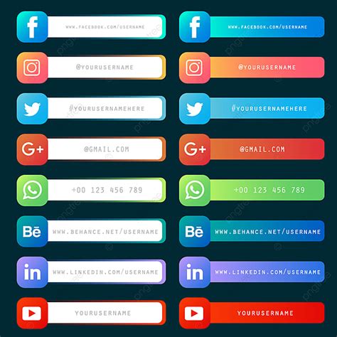 Facebook Twitter Youtube Vector Design Images Whatsapp Youtube