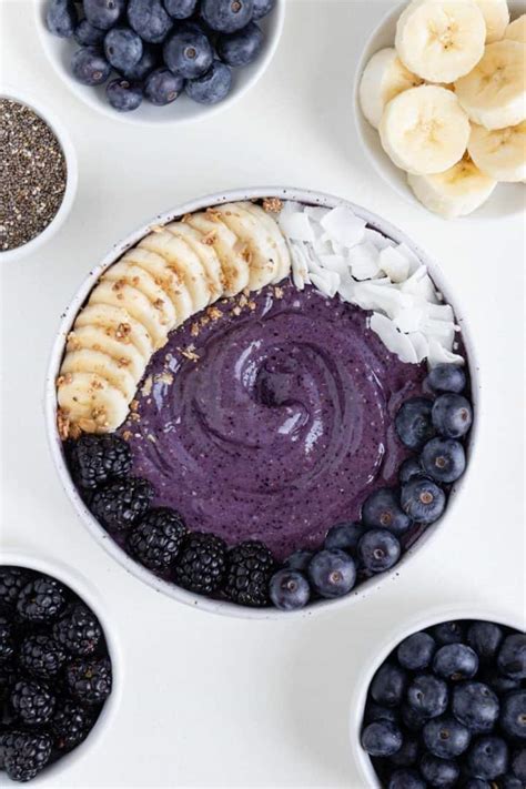 Blueberry Banana Smoothie Bowl Purely Kaylie