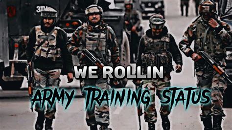 We Rollin 🔥 Army Training Status 🇮🇳 Indian Army Attitude Status 😈