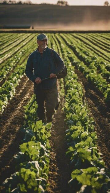 Premium Ai Image Fields Of Harmony Portrait Of A Country Gentleman Farmer