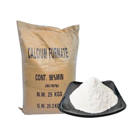 High Quality Calcium Formate For Concrete 98 Min Calcium Formate