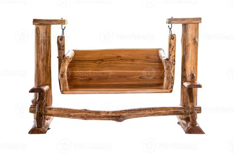 Wooden swing bench. 11534463 Stock Photo at Vecteezy