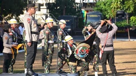 Peringati Hari Bayangkara Ke 77 Polda NTT Gelar Upacara Pemuliaan