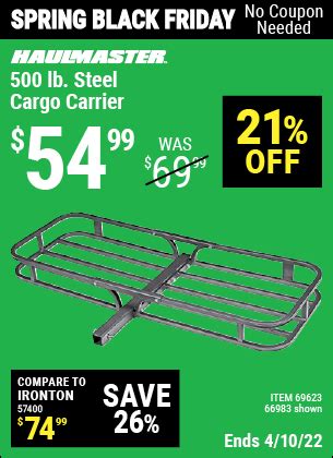 Haul Master Lb Steel Cargo Carrier For Harbor Freight Coupons