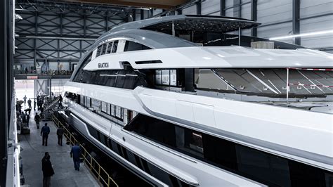 M Heesen Flagship Project Cosmos Heads Out On Sea Trials Yacht Shore