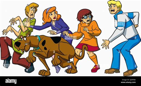 Shaggyscooby Doodaphnevelmafred Whats New Scooby Doo 2002 Stock