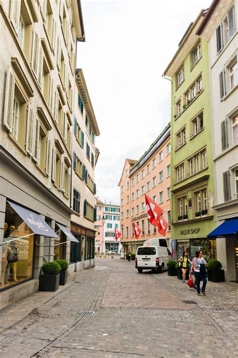 Street View in Zurich, Switzerland. Zurich is the Largest City ...