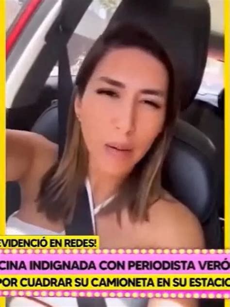 Verónica Linares Protagonizó Incidente Con Vecina Parqueó Su Camioneta