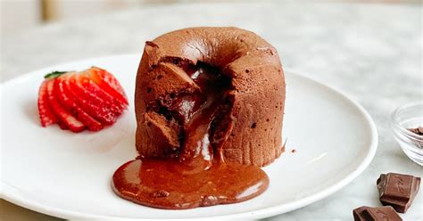 Dark Chocolate Lava Cake Moelleux Au Chocolat Recipe