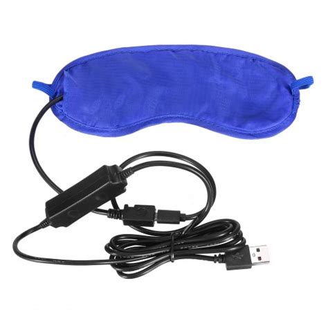 Usb Heating Eye Mask 3 Speeds Timing Warm Compress Eye Patch Massager Relieve Blepharitis