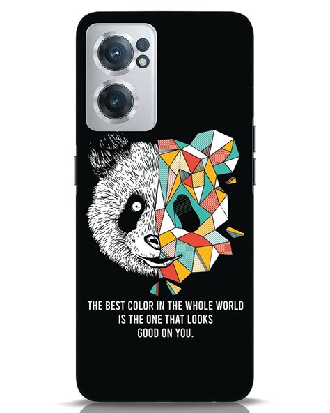 Buy Geometric Panda Designer Hard Cover For OnePlus Nord CE 2 Online In