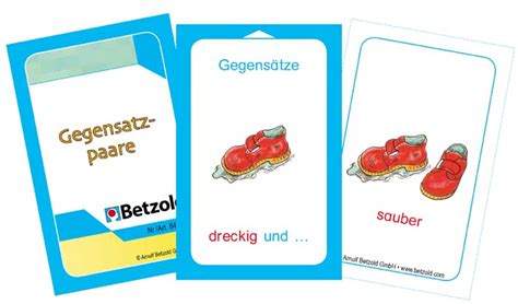 Gegensatzpaare Karten Set F R Den Magischen Zylinder