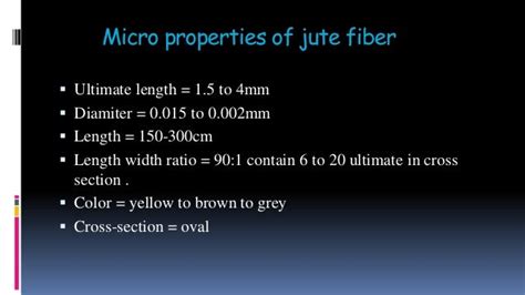 Jute fiber