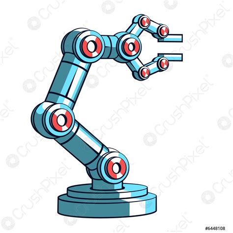 Robotic Arm Manipulator For Assembly Stock Vector 6448108 Crushpixel