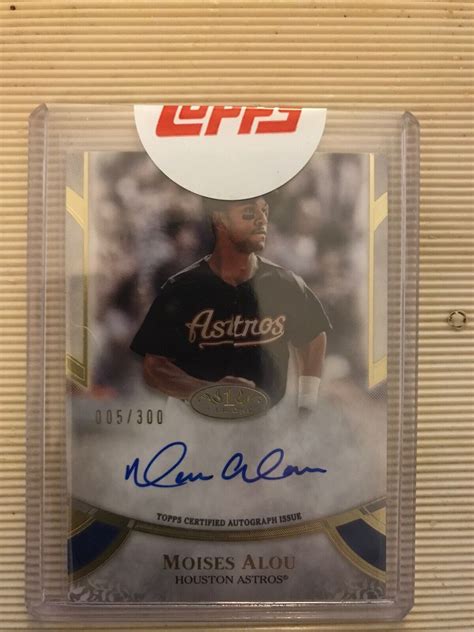 Topps Tier One Moises Alou Autograph Ebay