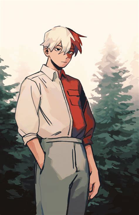 Todoroki Shoto Fashion Boku No Hero Academia Credits To The