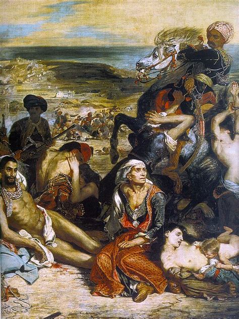 Pint Romant B Delacroix La Matanza De Qu Os Enrique Viola Flickr